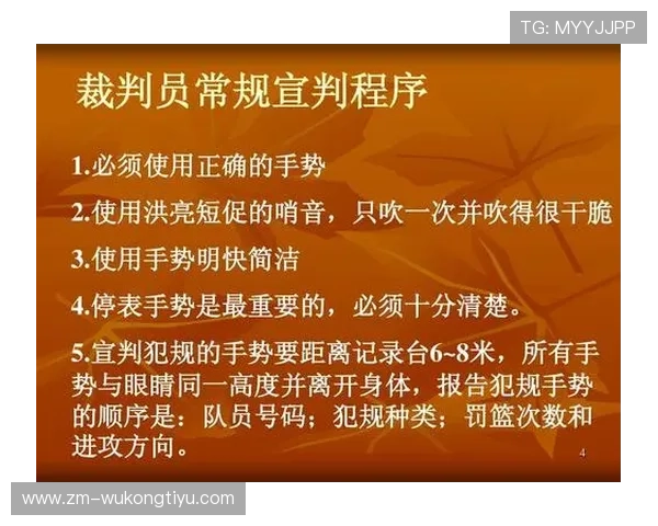 掌握篮球裁判手势规则：所有判罚信号详细解析